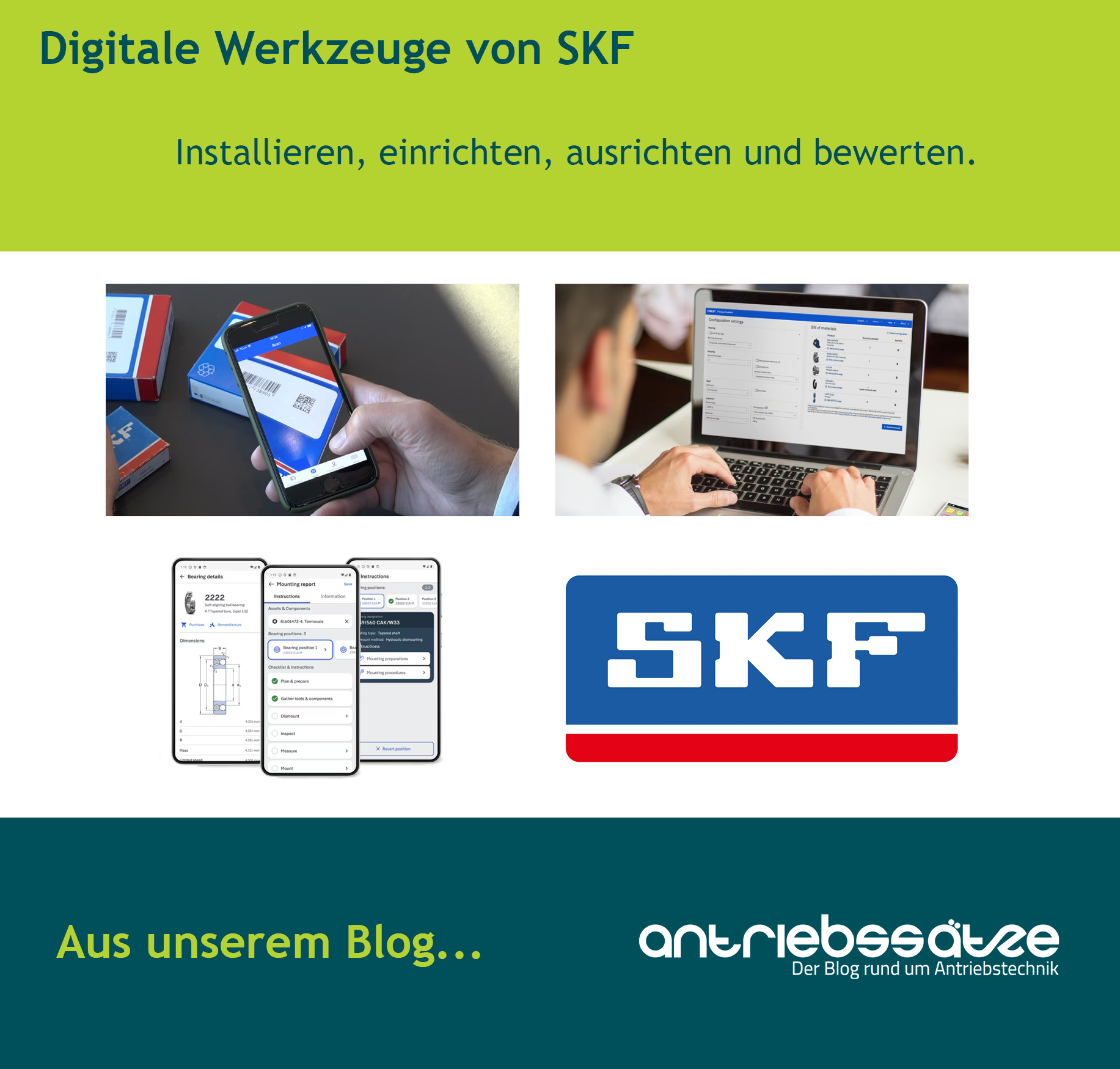 Digitale Werkzeuge von SKF