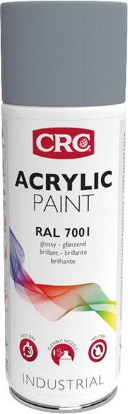 Farblack Silbergrau Acrylic Paint 7001, 400 ml