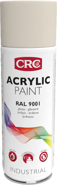 Farblack Cremeweiss Acrylic Paint 9001, 400 ml