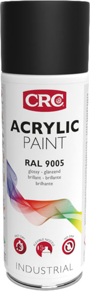 Farblack Tiefschwarz Acrylic Paint 9005, 400 ml